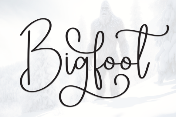 Bigfoot Font: Handwritten Elegance for Crafters