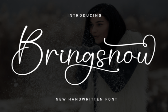 Bringsnow: Playful Handwritten Font