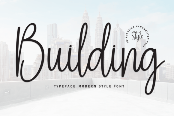 Building: A Sweet Handwritten Font
