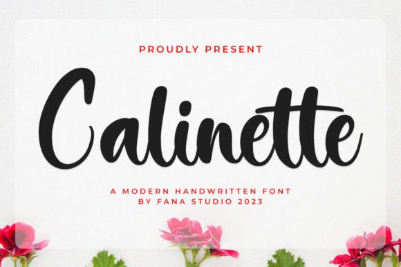 Calinette: A Script Font for Real Projects