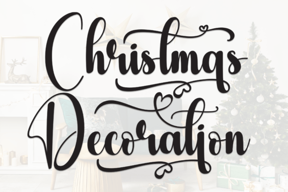 Christmas Decoration Font