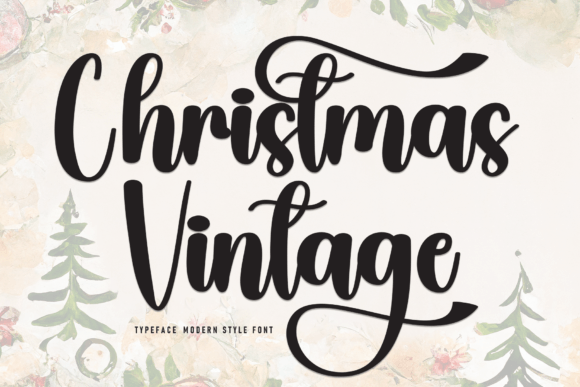 Christmas Vintage Font