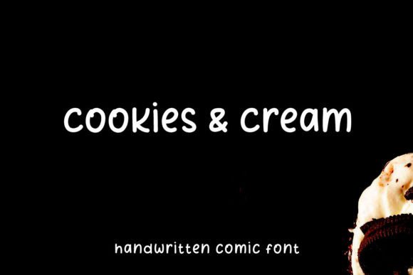 Cookies and Cream Font: A Sweet Touch for Design