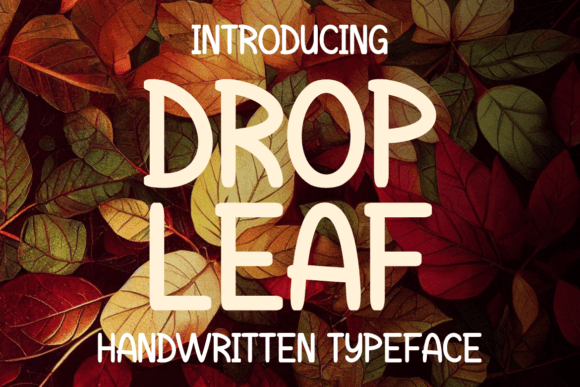 Drop Leaf Font for Web Design