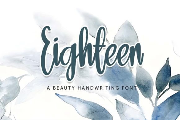 Eighteen: A Stylish Handwritten Font for Web Design