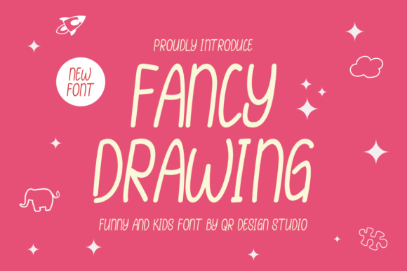 Fancy Drawing Font for Creative Projects