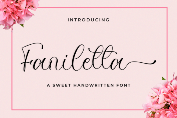 Faniletta: A Classy Script Font