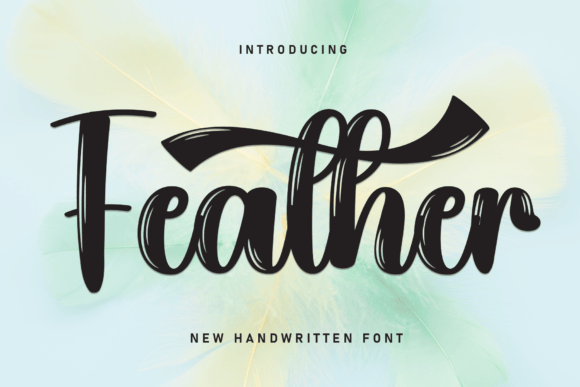Feather Font: A Sweet Script for Editorial Design