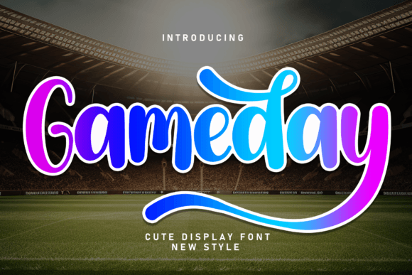 Gameday Font for Web Design