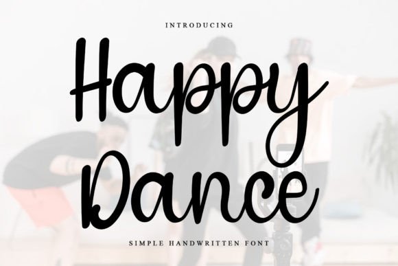 Happy Dance: A Handwritten Font for Elegant Design