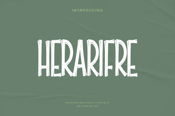 Herarifre: Halloween Font for Web Design