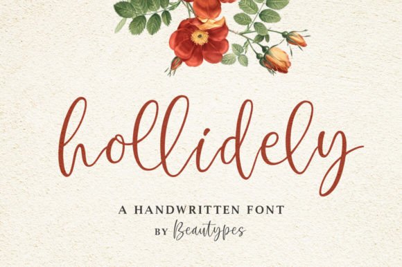 Hollidely: A Romantic Font for Creative Campaigns