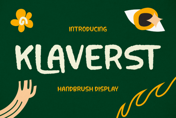 Klaverst: A Sweet Handwritten Font for Crafters
