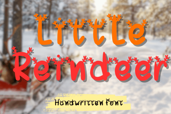 Little Reindeer Font for Creative Marketing