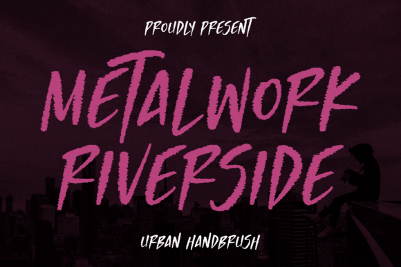 Metalwork Riverside Font