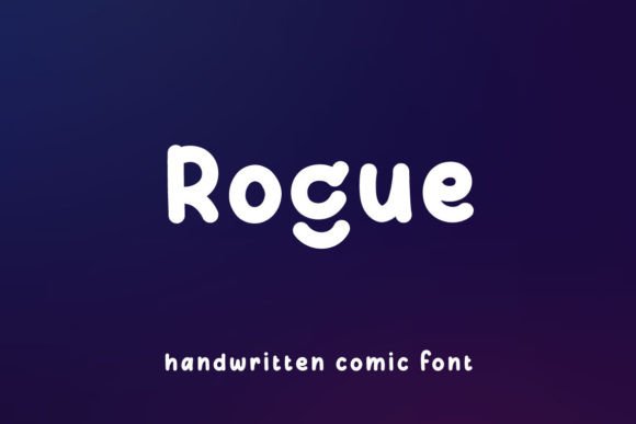 Rogue: A Script Font for Real Projects