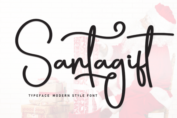 Santagift: A Sweet Handwritten Font