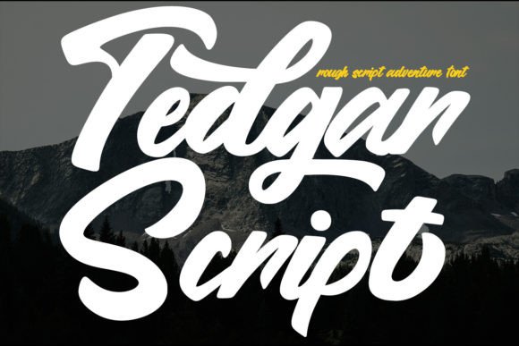 Tedgar – Script Font for Business
