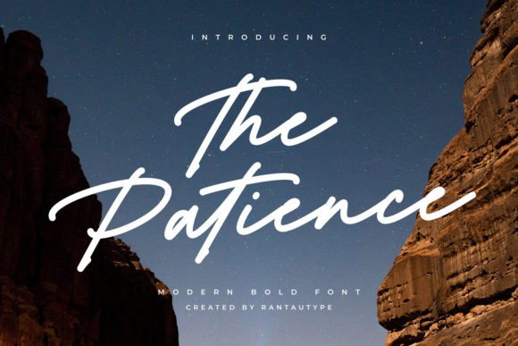 The Patience: A Modern Font for Campaign Design