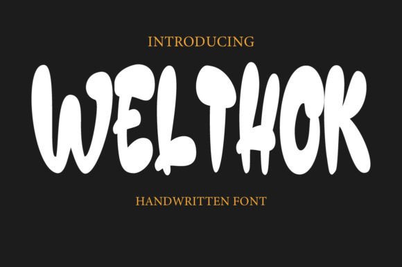 Welthok Font for Editorial Design