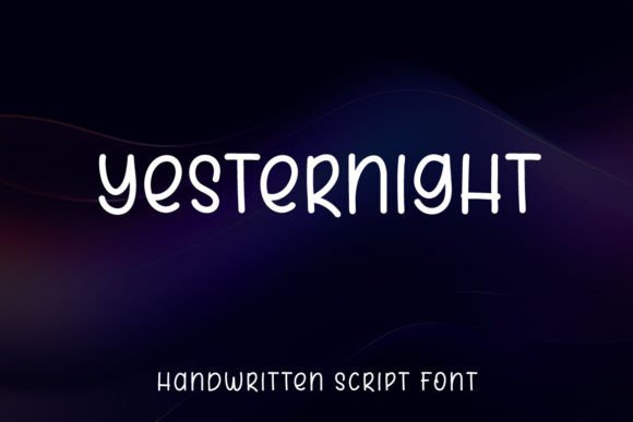 Yesternight Font for Creative Projects