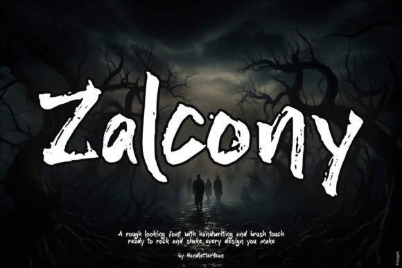 Zalcony: A Handmade Font for Editorial Elegance