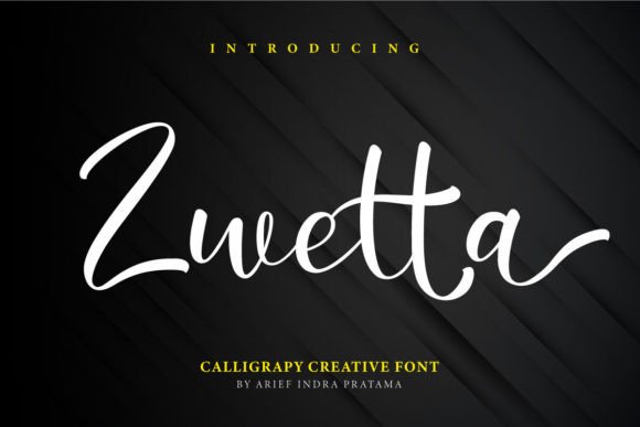 Zwetta: A Handwritten Font for Creative Projects